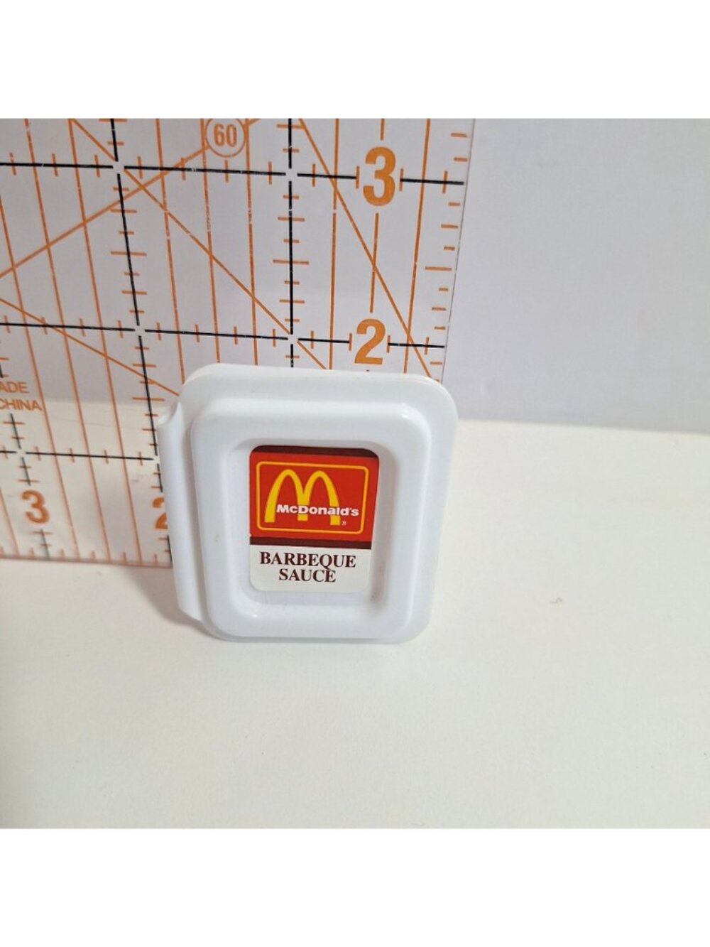 McDonalds Barbeque Sauce Pretend Play Fast Food Happy Meal CDI Vintage - Picture 2 of 9